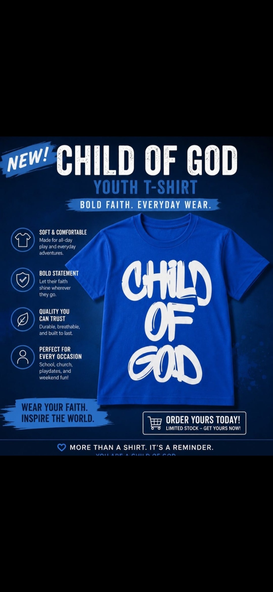 Child of God Youth T-Shirt